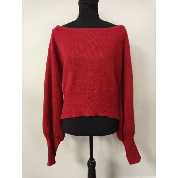 Venus Women's Red Cropped Sweater Size XL - Picture 1 of 6